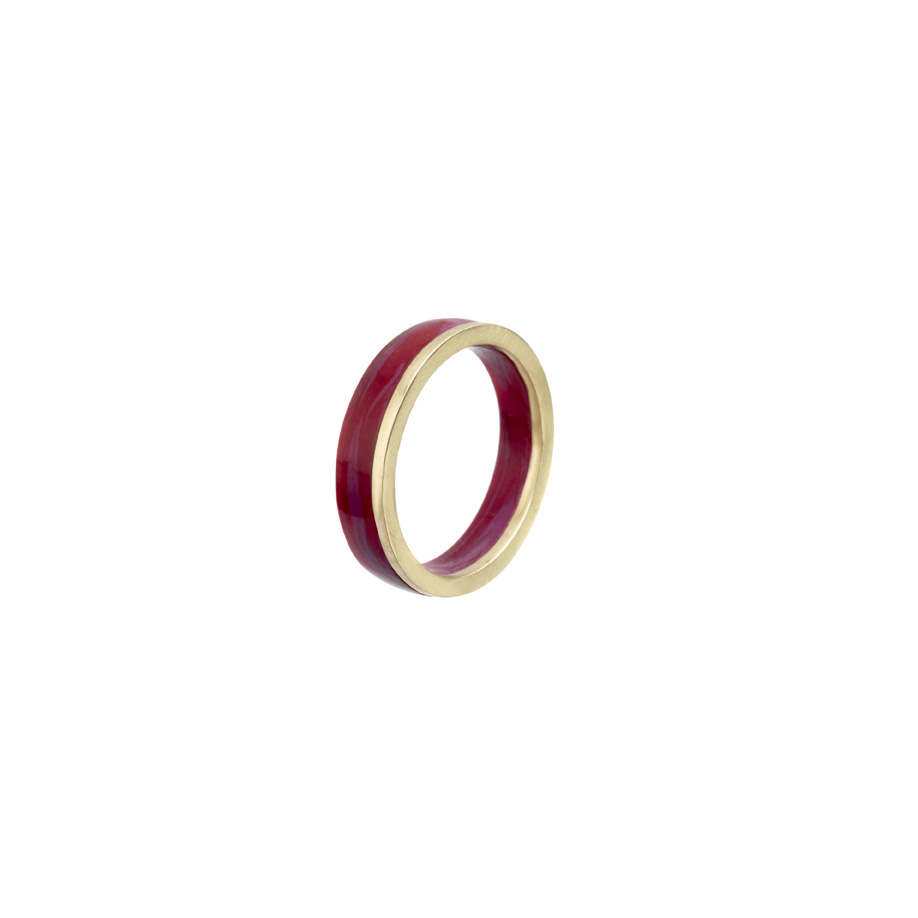 PrimaMateria-ring-stack-gold-plum