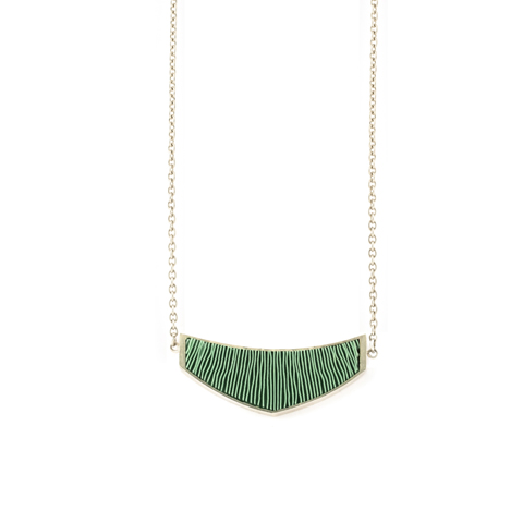 ketting-mini-zilver-groen