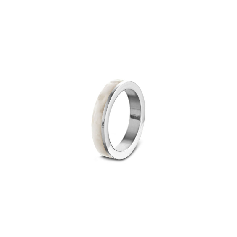 Stackring_whitesque_zilver